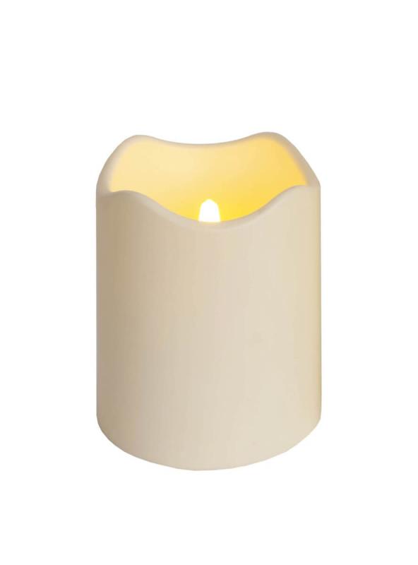 PAUL LED-Blockljus Sensor 12,5cm LED Beige