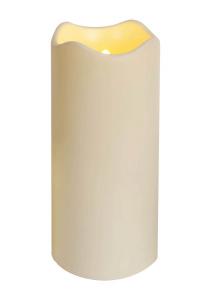 PAUL LED-Blockljus Sensor 23cm LED Beige