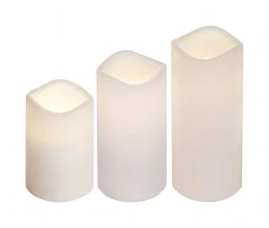PAUL LED-Blockljus 3-Pack 18cm LED Vit