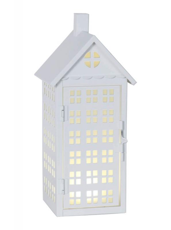 HOME Lykta 30cm LED Vit