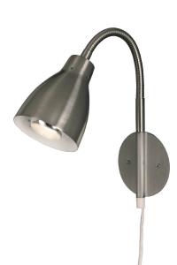 SAREK Vägglampa 30cm Stål