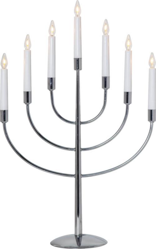 TITUS Metalljusstake 7L 59cm Krom