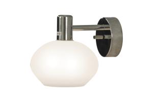 ELBA Badrumslampa Vägg Enkel 15,5cm Vit/krom