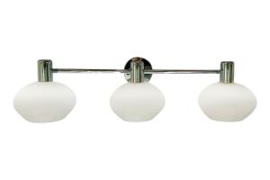 ELBA Badrumslampa Vägg 3:a 63cm Krom/Opalvit