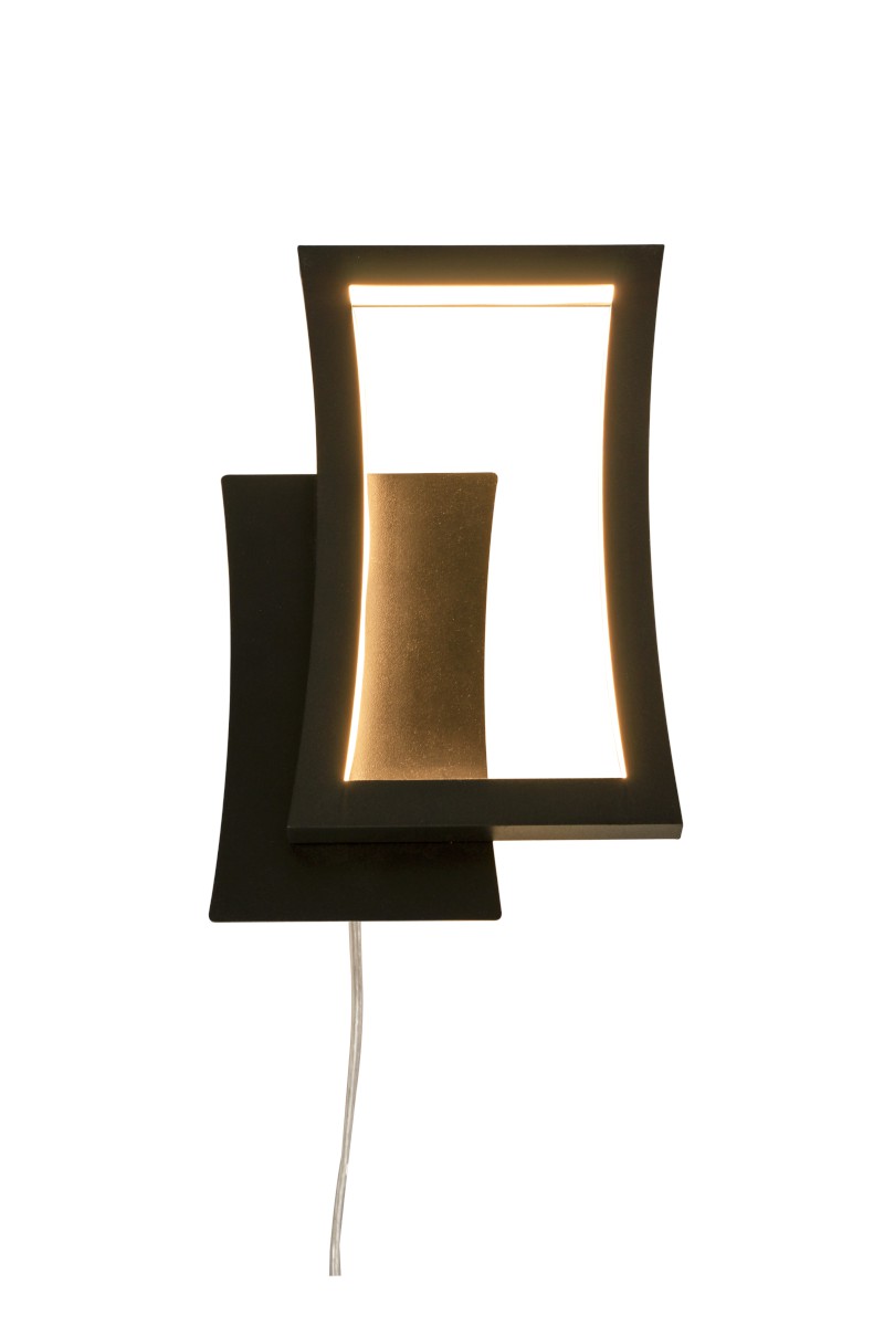 STACCATO Vägglampa 14,5cm Svart Dimbar