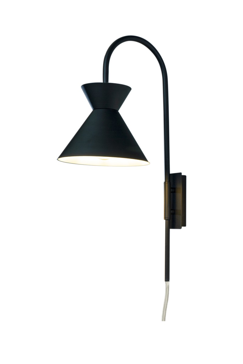 CONI Vägglampa 54cm Svart