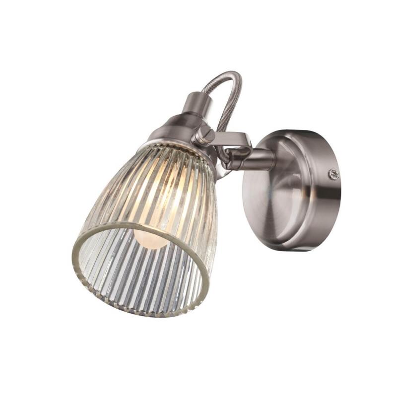 LADA Vägglampa 1L 9cm Stål IP44