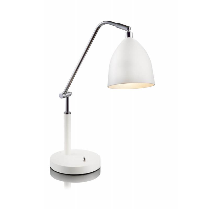 FREDRIKSHAMN Bordslampa 1L 58cm Vit