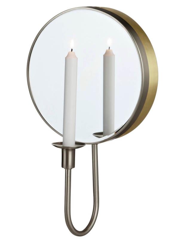 MIRROR Vägglampa 25cm Stål