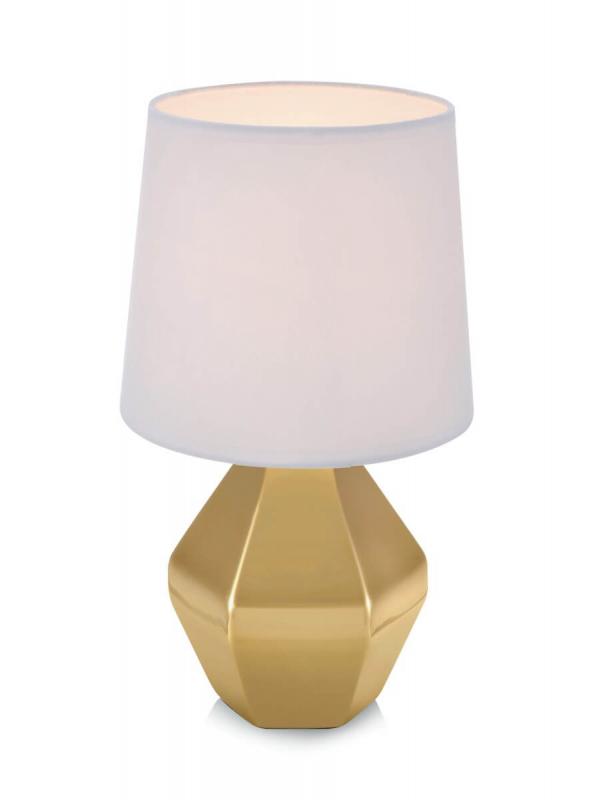 RUBY Bordslampa 1L 33cm Guld/Vit
