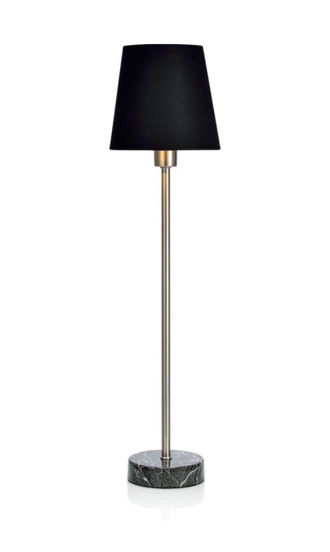 PALEYS Bordslampa 1L 53cm Marmorprint Stål/Svart