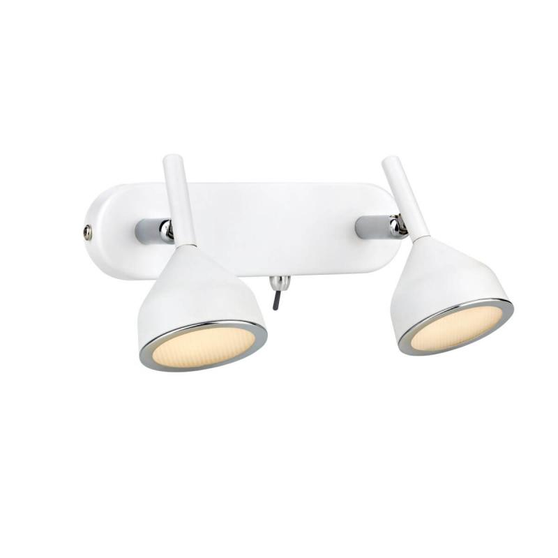 BELL Vägglampa 2L 19cm Vit