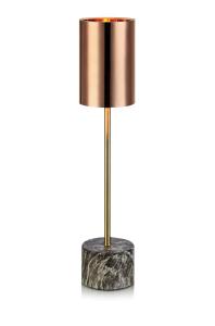 ASTORIA Bordslampa 1L 49cm Marmorprint Guld