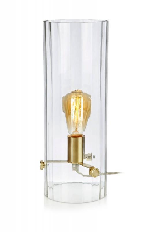 CLASSY Bordslampa 1L 40,5cm Mässing