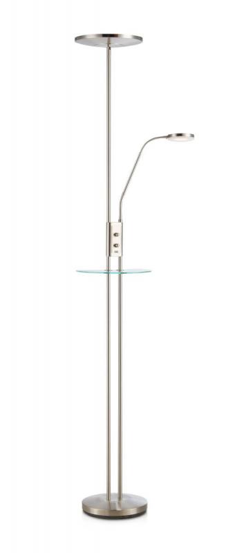 FRIEND Golvlampa 2L 181cm med USB Stål