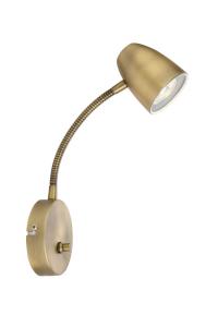 SANDNES Vägglampa 24cm Antik