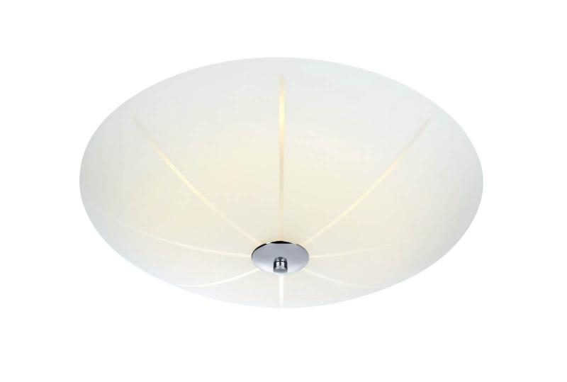 NAZCA Plafond 43cm Vit/Krom