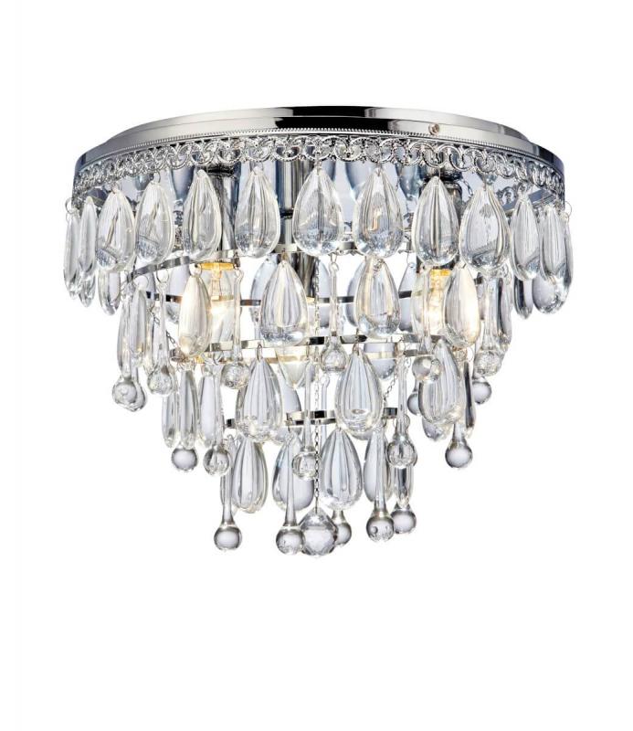 LAVINIA Plafond 3L 26cm Krom/MC