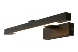 LUCCA Vägglampa Bad 9W 38cm Svart IP44