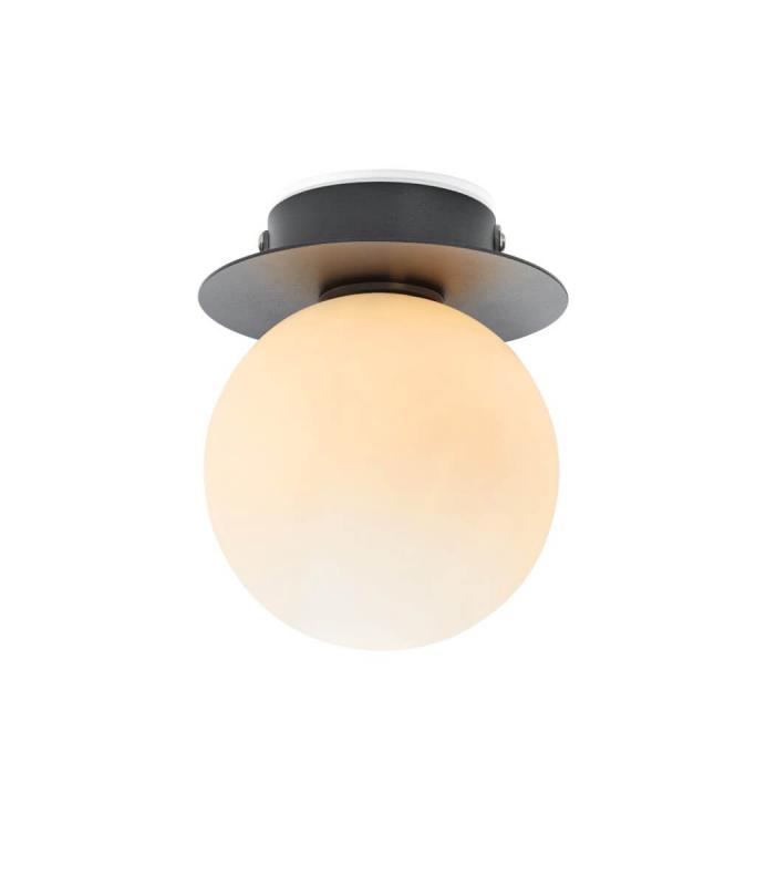 MINI Tak/Vägglampa 1L Svart/Vit IP44