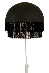 FRANSA Vägglampa 25cm Svart