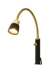 EKETORP Sänglampa Dimbar 40cm Svart/Matt Mässing