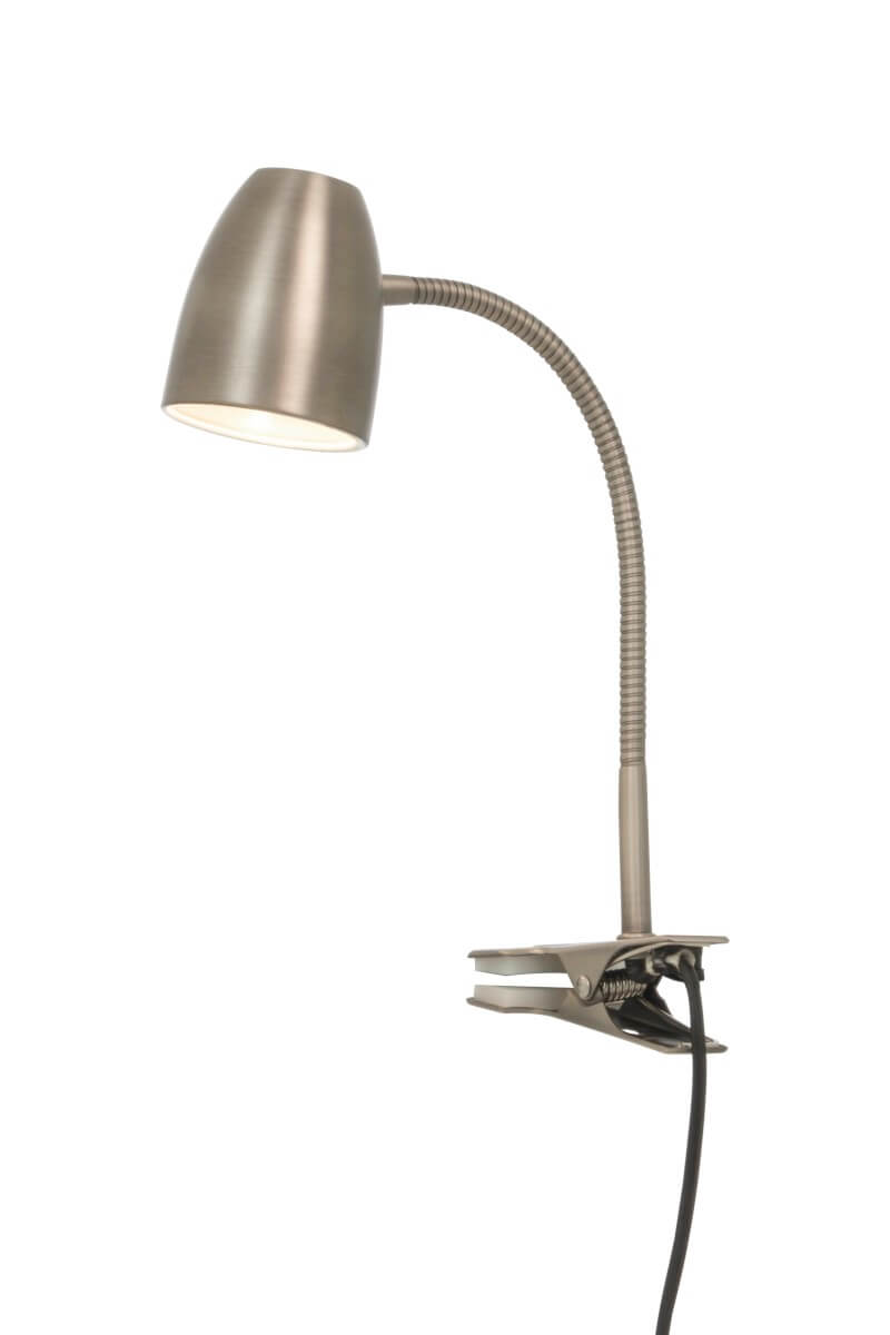 SANDNES Bord/Klämlampa 40cm Tenn