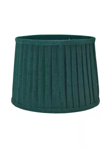 SOFIA Lampskärm 35/30cm Plissé Skogsgrön