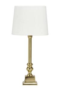 LINNÉ Bordslampa 46cm Guld/Sofia Offwhite skärm