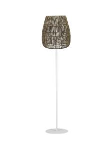 AGNAR Golvlampa Utomhus 154cm Vit/Natur