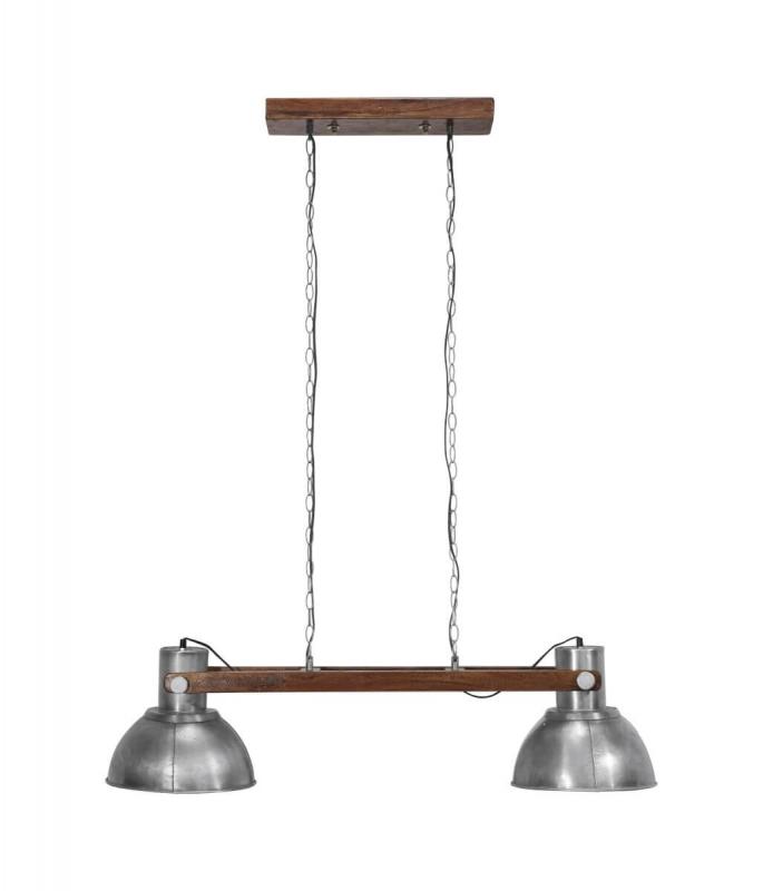 ASHBY DOUBLE Taklampa 110cm Pale Silver