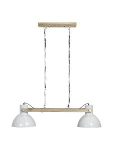 ASHBY Double Takpendel 110cm Trä/Vit