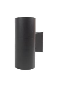 HELIO Vägglampa Ute 20cm Svart IP54