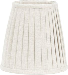 CIA Toppringskärm 20/13cm Plissé OffWhite