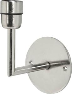 BASE Vägglampa 13cm Matt Krom