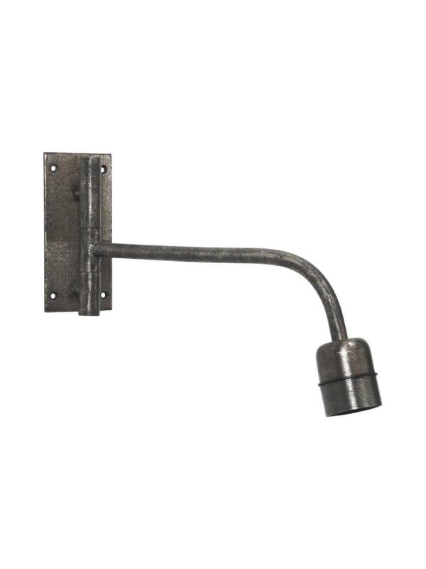 BASE Vägglampa 34cm Rustik Silver