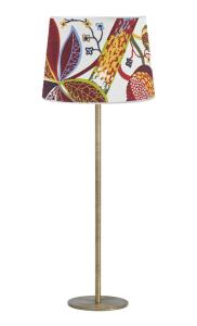 BASE Bordslampa 71cm Råguld/Mönstrad skärm