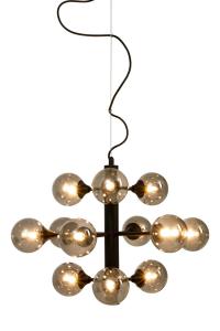 COSMOS Takpendel 12L 52cm Svart/Rökgrå