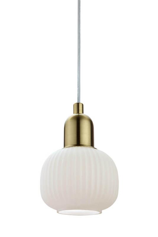 ELIN Fönsterlampa 15cm Matt Mässing/Vit