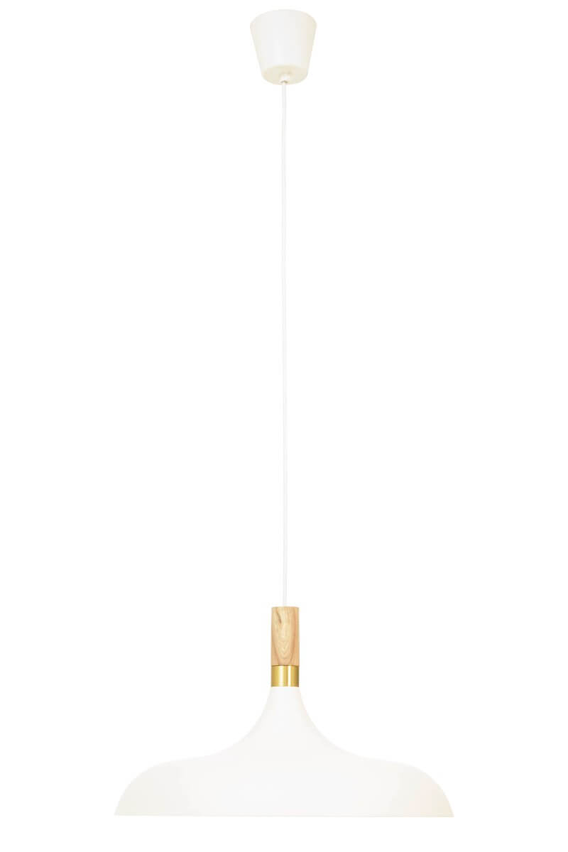 SENSE Takpendel 45cm Vit/Trä/Mässing