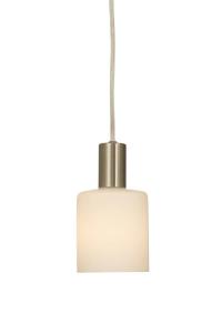 CYLINDER Fönsterlampa 16cm Stål/Vit