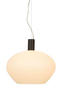 BELL Taklampa 35cm Svart/Opalvit