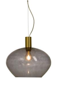 BELL Taklampa 35cm Matt Mässing/Rök