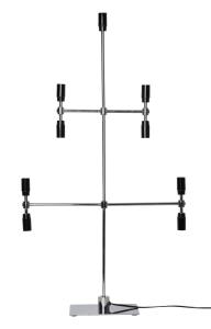 TWICE Ljusstake 9L 91cm Krom