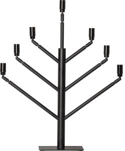 Stockholm Ljusstake 7L 65cm Svart