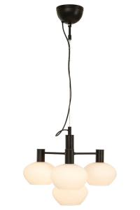 BELL Taklampa 4:a 47cm Svart/Opalvit