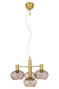 BELL Taklampa 4:a 47cm Matt Mässing/Rök