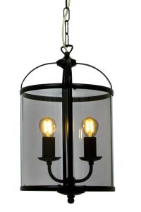 BUDGIE Taklampa Ø23 41cm Svart