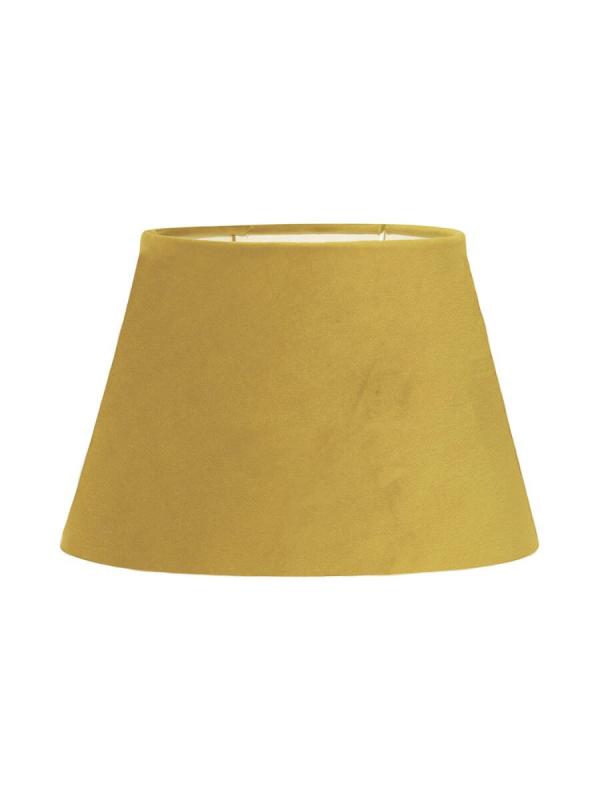 PR HOME Lampskärm 25/15cm Oval Sammet Gul