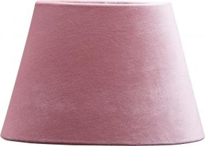 OVAL SAMMET Lampskärm 25/15cm Klarrosa